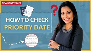 How To Check Priority Date  Visa Bulletin [upl. by Atikihc]