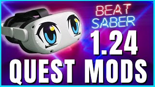 UPDATE 124 HOW TO Mod Beat Saber on Quest 2 [upl. by Aneeras]