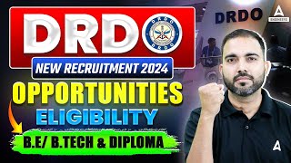 DRDO Recruitment 2024 for Diploma amp BTech  Complete Information for Apprenticeship [upl. by Lledra]