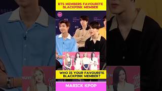 Kaun se BTS member ko kaun si blackpink pasand hai last mein jo jungkook Ne kya jawab Diya Hai bts [upl. by Ullyot]