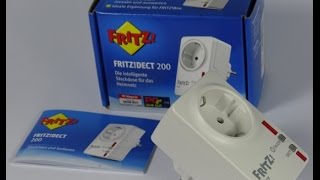 AVM Fritz Dect 200 intelligente Steckdose mit Fritz Box verbinden [upl. by Yalhsa]