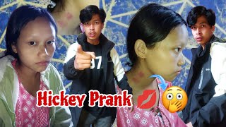 Hickey  love bite💋 Prank on husband 😆 Manoj ghar bata auda Muna le yesto gare🙄Manoj❣️Muna [upl. by Letnahc]