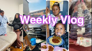 WEEKLY VLOGPRMIER ACHATS POUR BÉBÉ HOPITAL ROUTINE AVEC 2 ENFANTS GROSSESSERECETTE RAPIDE [upl. by Rolan220]