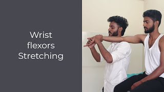 wrist flexor stretching [upl. by Heshum396]