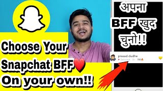 How to get heart emoji in front of your friends name  How to make Snapchat BFF on your own [upl. by Aisile]