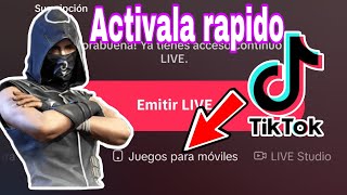 Como Activar Juegos Moviles en Tiktok Rapido [upl. by Four]