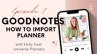 Step 1  How to import Planner on Goodnotes [upl. by Maxy]