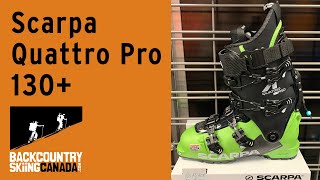 Scarpa Quattro Pro 130 AT Boots [upl. by Atinuahs]