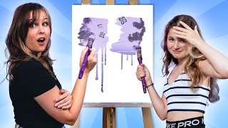 SCHILDEREN OP 1 SCHILDERIJ met mijn DOCHTER Emily [upl. by Reemas]