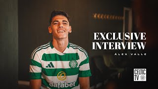 Whats On Celtic TV  Álex Valles first Interview as a Celtic Player [upl. by Holcman]