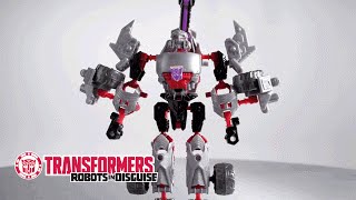 Transformers ConstructBots  Megatron  Instructional Video  Transformers Official [upl. by Atiuqan]