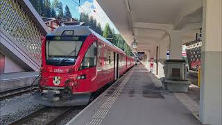 Rhätische Bahn Chur  Arosa line 23072024 [upl. by Arnon]