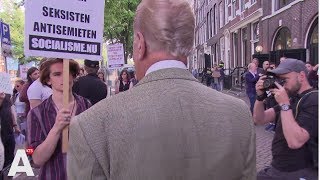 Hiddema lacht demonstranten weg [upl. by Aiet]