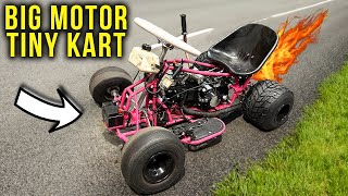 Transforming a KIDS QUAD into a 125cc Drift Kart START TO FINISH [upl. by Irpak]