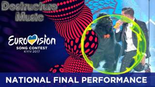 Francesco Gabbani  Occidentalis Karma Italy Eurovision 2017  Destructure Music [upl. by Navinod793]