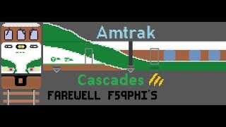 Amtrak Cascades  F59PHI Farewell Video [upl. by Haelak]