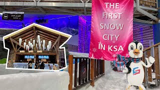 Discover the first Snow City in Riyadh 4k 2023 [upl. by Rostand]