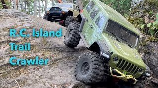 RC Trail Crawling Axial Scx6 Jeep and Scx6 Honcho crawling the loop at Bigg’s Park Video 1 [upl. by Eaton]