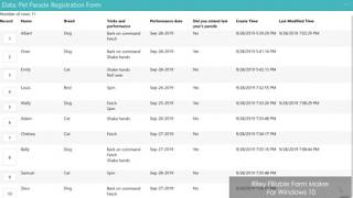 Modify saved form data records   Riley Fillable Form Maker For Windows 10 [upl. by Alletnahs422]