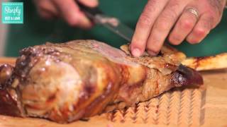 How to Carve the Perfect Leg of Lamb  Simply Beef and Lamb [upl. by Cadmann294]