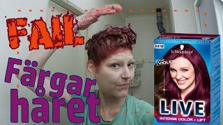 Färgar håret FAIL 😱 [upl. by Anileda999]