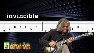 Tool Invincible GUITAR TAB [upl. by Llerrit]