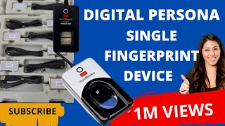 Digital Persona UareU 4500 Fingerprint Reader USB  Fingerprint installation  Without RD services [upl. by Lilah]