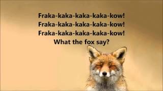 What does the fox say Ylvis Lyrics [upl. by Grimbal]