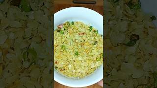 Crispy flattened rice fry food foryou youtube youtubeshorts [upl. by Lacsap]