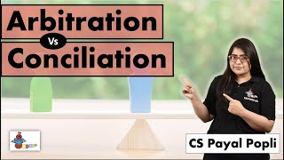 How is Arbitration different from Conciliation ARBITRATION Vs CONCILIATION [upl. by Berk]