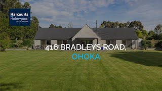 FOR SALE  416 Bradleys Road Ohoka  Cindy Lee Sinclair Harcourts Holmwood Merivale [upl. by Htabazile867]