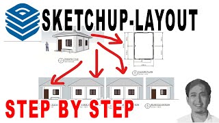 Beginner Tips for making Plan in Sketchup Layout [upl. by Devaj]