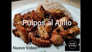 Receta suprema de Pulpos al Ajillo [upl. by Enneirda]