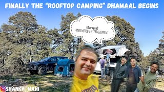 Finally The Rooftop Camping Dhamaal Begins xuv700 travel camping rooftopcamping [upl. by Eada]