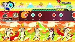 Taiko no Tatsujin Rhythm Festival LUCKYSTAR Hard [upl. by Ellennod334]