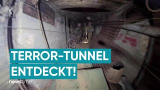 Tief unter der Erde Riesiges Tunnelsystem der Hamas entdeckt [upl. by Adnawat190]