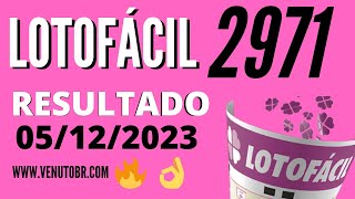 🍀 Resultado Lotofácil 2971 [upl. by Reyaht]