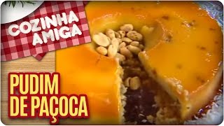 Receita Pudim de Paçoca  Cozinha Amiga [upl. by Spooner]