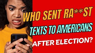 Who Sent These Disturbing Texts Targeting Black Residents in the US [upl. by Riatsila]