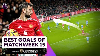 The Best GOALS of the Matchweek 15 🔥 FT Fernandes Duran Sancho and MORE [upl. by Resee488]