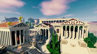 ANCIENT ROME in Minecraft  Trailer for Roma Antiqua 320 AD [upl. by Sverre]