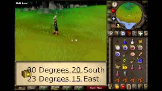 00 Degrees 20 South 23 Degrees 15 East  2007 Runescape Clue Scroll [upl. by Harac568]