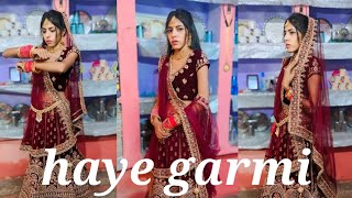 🤩haye garmi new Haryanvi 🤩song Khushi Baliyan 🤩super star Pooja dance video🤩 [upl. by Frankhouse]