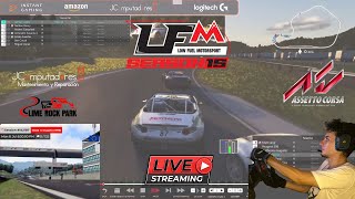 Lime Rock  ASSETTO CORSA  LOW FUEL MOTORSPORT  LFM assettocorsa simracing lfm mx5 cliocup [upl. by Okier208]