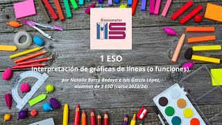 1 ESO Interpretación de gráficas de líneas o funciones [upl. by Niawtna]