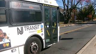 NEW JERSEY TRANSIT BUS ROUTE 455 IN HADDONFIELD [upl. by Daegal]