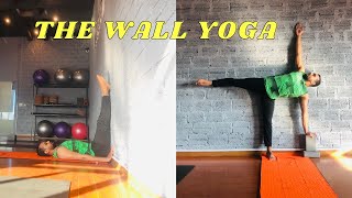 41Minutes The Wall Yoga Sequence For Better Flexibility  With Master Sourav  Kiows [upl. by Elamrej]