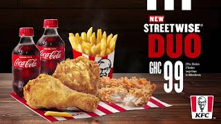 New Meal Streetwise Duo  KFC Ghana [upl. by Atnoek449]