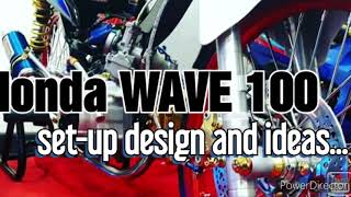 HONDA WAVE 100 SET UP INSPIRATION AND IDEAS  WAVE LOVERS  Part 1 moto vlog [upl. by Nama]