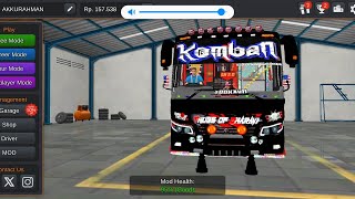 Bus Simulator Indonesia Bussid  komban Bus [upl. by Klaus836]